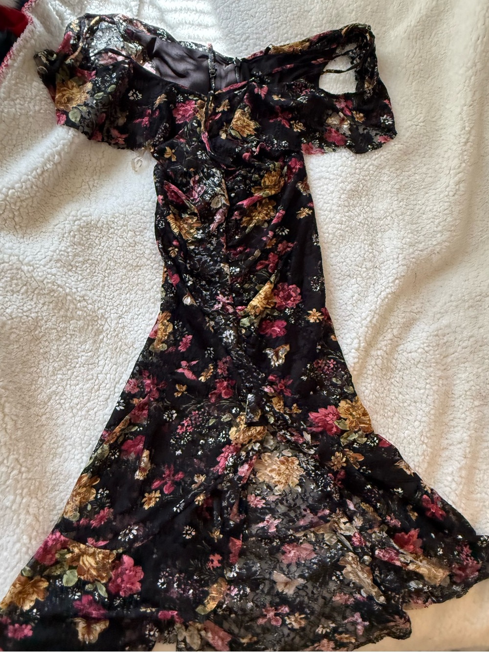 WOW couture Floral Dress with colorful Blooms